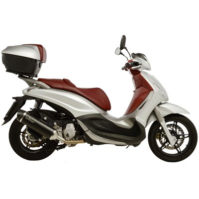 Exhaust LeoVince PIAGGIO BEVERLY 350 SPORT TOURING EURO 3 2011 - 2016 NERO