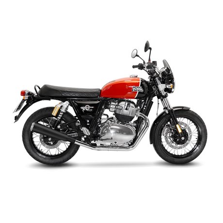 Exhaust LeoVince ROYAL ENFIELD CONTINENTAL GT 650 / INTERCEPTOR 650 2019 - 2024 CLASSIC RACER BLACK EDITION