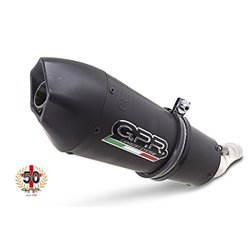 Moto exhaust GPR Aprilia CAPONORD 1200 2013 - 2014 GPE ANN.BLACK TITANIUM