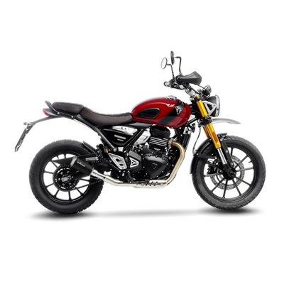 Exhaust LeoVince TRIUMPH SCRAMBLER 400 X 2024 LV-10 BLACK EDITION