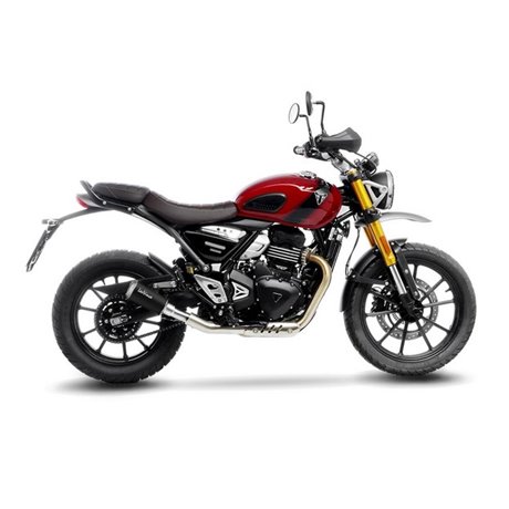 Exhaust LeoVince TRIUMPH SCRAMBLER 400 X 2024 LV-10 BLACK EDITION