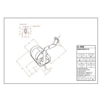 Exhaust LeoVince VESPA PK 125 SITO