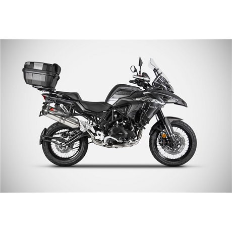 Zard SS E5 SLIP-ON AND CARBON END CAP BENELLI TRK 502 21 - 22