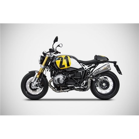 Zard SPECIAL ED.-BLACK SS RACING SLIP-ON BMW 1200 R nine T 21 - 23