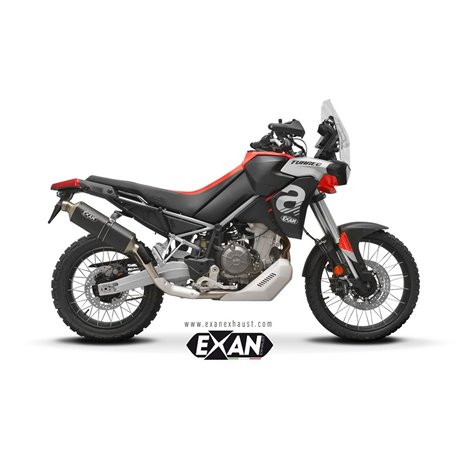 Moto výfuk EXAN APRILIA TUAREG 660 - A2 22 - 24 X-RALLY CARBON 