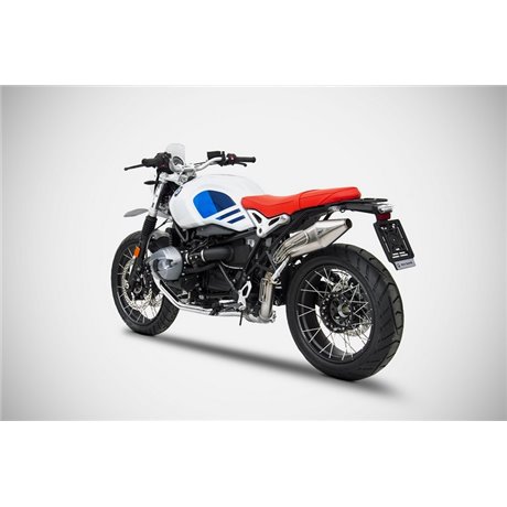 Zard R80-BLACK SS RACING SLIP-ON BMW 1200 R nine T 17 - 20