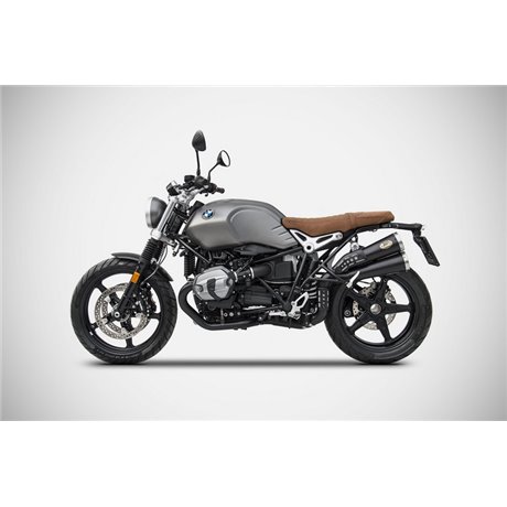 Zard THUNDERBOLT-BLACK SS RACING SLIP-ON BMW 1200 R nine T Scrambler 21 - 23
