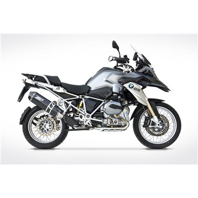 Zard PENTA-SS RACING SLIP-ONS WITH CARBON SLEEVE AND END CAP BMW R 1200 GS 13 - 18