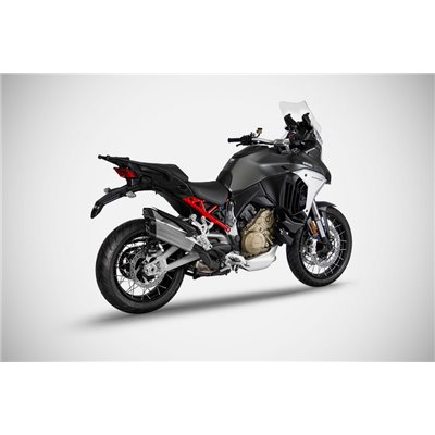 Zard TITANIUM E5 SLIP-ON AND CARBON END CAP DUCATI MULTISTRADA V4/V4S 21 - 23