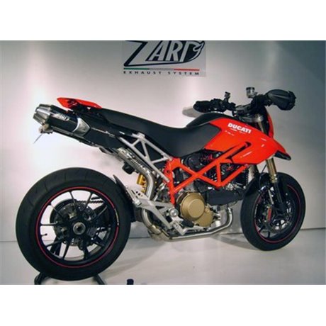 Zard TOP GUN-SS RACING SLIP-ON WITH CARBON SLEEVES DUCATI HYPERMOTARD 1100 07 - 12