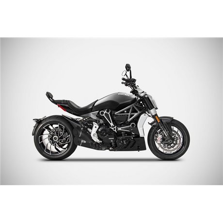 Zard BLACK SS E4 SLIP-ON KIT DUCATI X DIAVEL 16 - 20