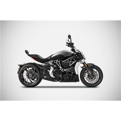 Zard BLACK SS RACING SLIP-ON KIT DUCATI X DIAVEL 16 - 20
