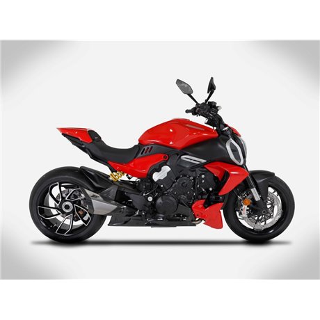 Zard MAKO-STAINLESS STEEL E5 SLIP-ON KIT AND CARBON ACCESSORIES DUCATI DIAVEL V4 23