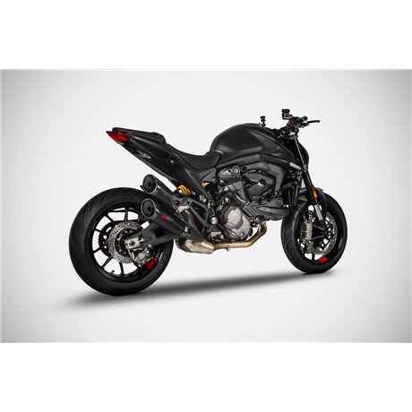 Zard BLACK SS E5 SLIP-ON KIT DUCATI MONSTER 937 21 - 23