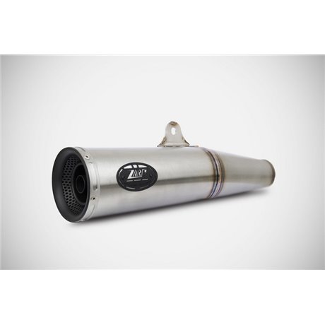 Zard ZUMA-SS RACING SLIP-ON AND SILVER END CAP&LOGO DUCATI SCRAMBLER 800 15 - 19