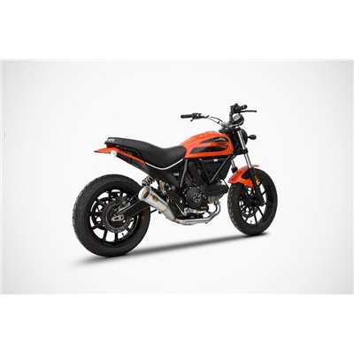 Zard CONICAL-BLACK SS RACING SLIP-ON KIT DUCATI SCRAMBLER SIXTY2 16 - 19