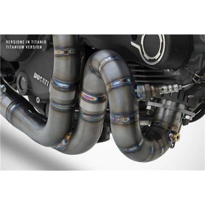 Zard TITANIUM HEADERS KIT AND SNAKE WELDS DUCATI SCRAMBLER 800 15 - 19