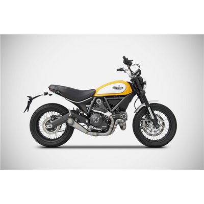 Zard CONICAL-TITANIUM RACING FULL KIT SNAKE WELDS DUCATI SCRAMBLER 800 15 - 19