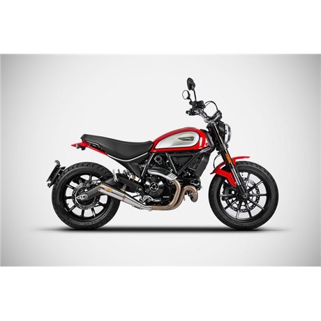 Zard ZUMA-SS RACING SLIP-ON AND BRONZED END CAP&LOGO DUCATI SCRAMBLER 800 21 - 22