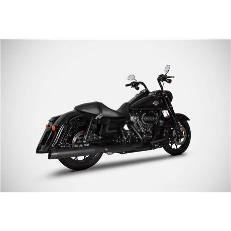 Zard BLACK SS RACING SLIP-ONS HARLEY DAVIDSON TOURING M8 21 - 23