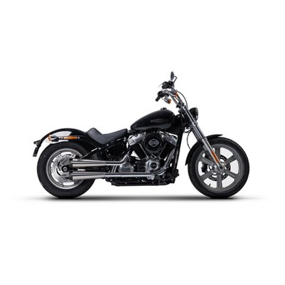 Zard POLISHED SS E4/E5 2>2 SLIP-ONS HARLEY DAVIDSON SOFTAIL M8 16 - 23