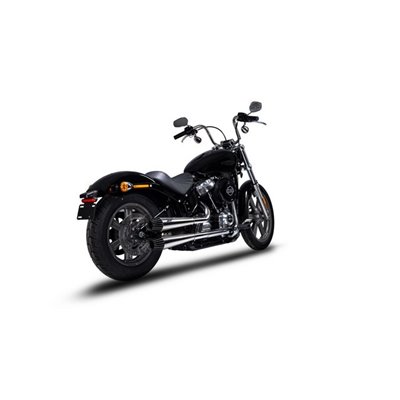Zard BLACK SS RACING 2>2 SLIP-ONS AVIO HARLEY DAVIDSON SOFTAIL M8 16 - 23