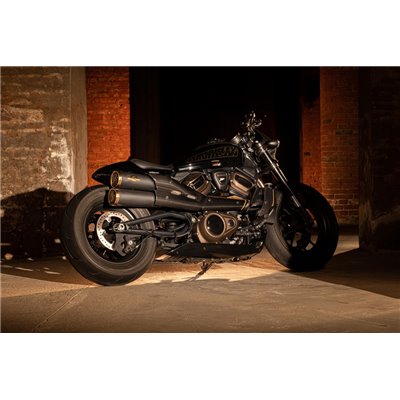 Zard 120TH L.E._ BLACK SS RACING SLIP-ON KIT  HARLEY DAVIDSON SPORTSTER S 1250 21 - 23