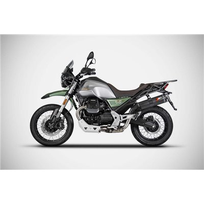 Zard BLACK SS RACING SLIP-ON MOTO GUZZI V85 TT 19 - 23
