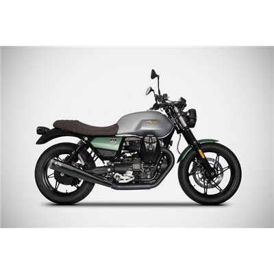 Zard BLACK SS RACING SLIP-ONS MOTO GUZZI V7 850 21 - 23