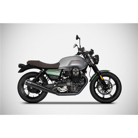 Zard BLACK SS RACING SLIP-ONS MOTO GUZZI V7 850 21 - 23