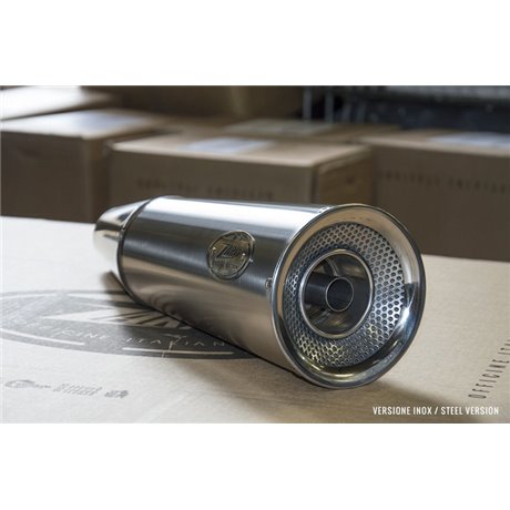 Zard BIG-SS E3 SLIP-ONS AND BRONZED END CAP&LOGO MOTO GUZZI V9 BOBBER / ROAMER 16 - 19