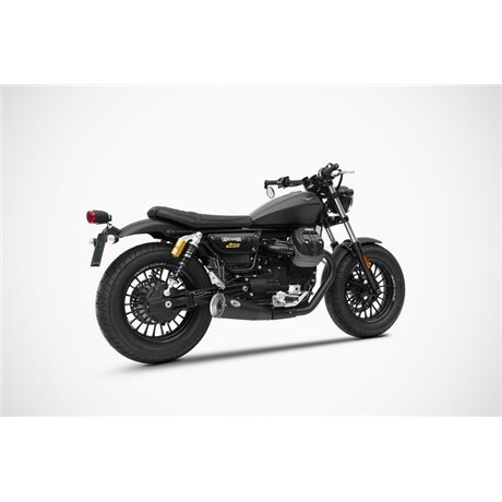 Zard BIG-BLACK SS E3 SLIP-ONS MOTO GUZZI V9 BOBBER / ROAMER 16 - 19