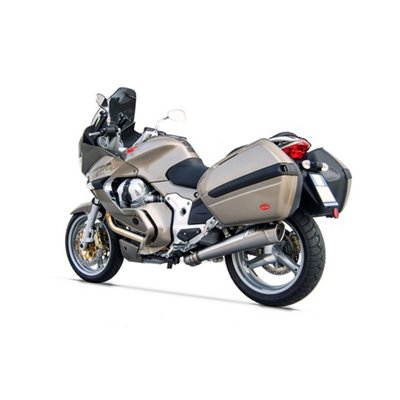 Zard CONICAL-BLACK SS RACING SLIP-ON AND CARBON END CAP MOTO GUZZI NORGE 11 - 16