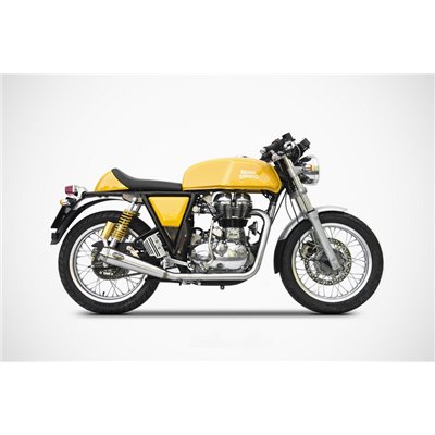 Zard POLISHED STAINLESS STEEL RACING FULL KIT ROYAL ENFIELD CONT.GT/ INTERCEPTOR 14 - 16