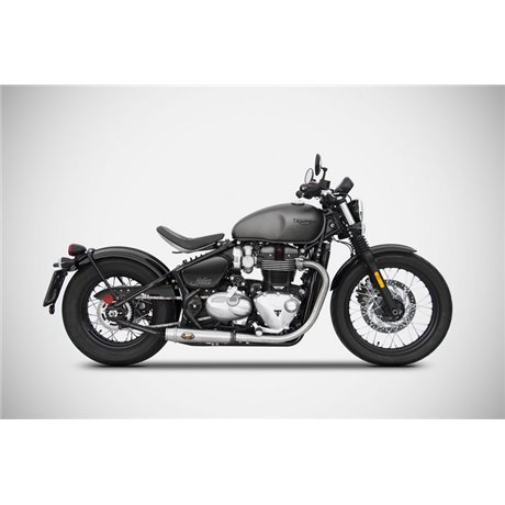 Zard BLACK SS E4 SLIP-ONS TRIUMPH BOBBER 1200 17 - 20