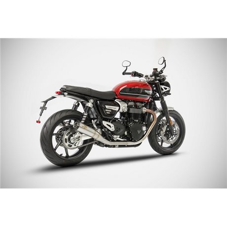 Zard CONICAL-SS RACING SLIP-ONS AND CARBON END CAPS TRIUMPH SPEED TWIN 1200/THRUXTON R/RS 1200 19 - 23