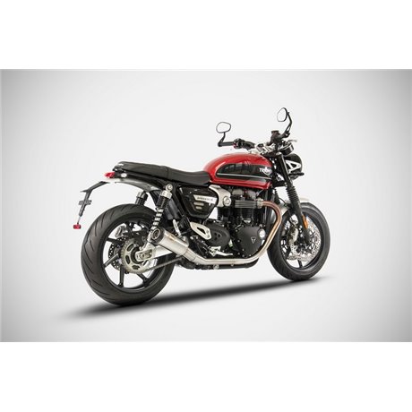 Zard SP-SS RACING SLIP-ONS AND CARBON END CAPS TRIUMPH SPEED TWIN 1200/THRUXTON R/RS 1200 19 - 23