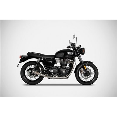 Zard BLACK SS RACING SLIP-ONS TRIUMPH BONNEVILLE T120 21 - 23