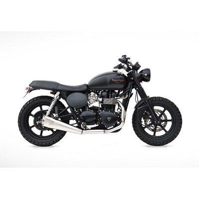 Zard SHORT L.M.-SS E3 CATALYZED FULL KIT TRIUMPH T100, THRUXTON 900 - INJECTION 08 - 16