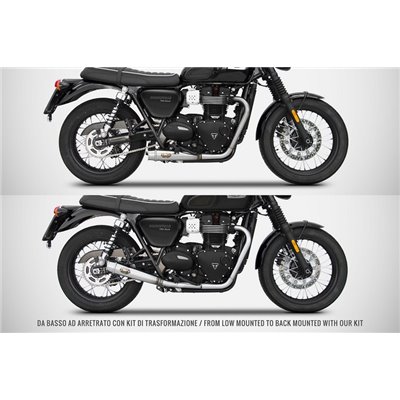 Zard SS RACING LOWTOBACK KIT TRIUMPH T120 M.Y. 16-20/T100 M.Y. 17-20 16 - 20