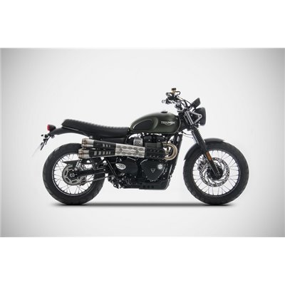 Zard CONICAL-SS E4/E5 SLIP-ONS TRIUMPH STREET SCRAMBLER /SCRAMBLER 900 17 - 23