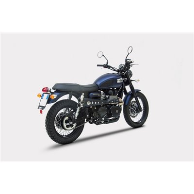 Zard SPECIAL. ED. H.M.-SS RACING FULL KIT AND BLACK HEAT SHIELDS TRIUMPH SCRAMBLER 900 - CARBURATOR/INJECTION 01 - 16