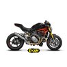 Moto exhaust Exan X-GP Inox Ducati Monster 1200 / S / R 2017 - 2020  