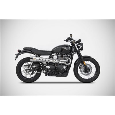 Zard SPECIAL ED.-SS RACING FULL KIT BLACK HEAT SHIELD TRIUMPH STREET SCRAMBLER/SCRAMBLER 900 17 - 23