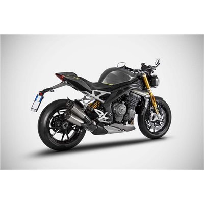 Zard TITANIUM RACING SLIP-ON AND CARBON END CAP TRIUMPH SPEED TRIPLE 1200 RS/RR 21 - 23