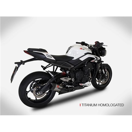 Zard TITANIUM E5 31 FULL KIT AND CARBON PARTS TRIUMPH STREET TRIPLE 765 23 - 24