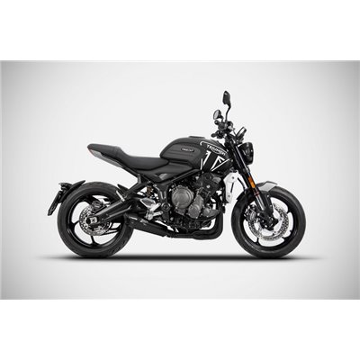 Zard BLACK TITANIUM RACING FULL KIT AND CARBON END CAP TRIUMPH TRIDENT 660 21 - 23