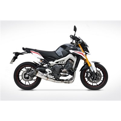 Zard SS E3 FULL KIT AND CARBON END CAP YAMAHA MT 09 13 - 16