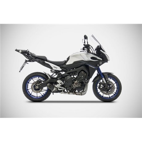Zard SS E4 FULL KIT AND CARBON END CAP YAMAHA MT 09/XSR 900/Tracer 900 17 - 20