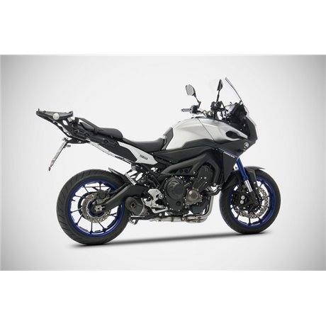 Zard BLACK SS RACING FULL KIT AND CARBON END CAP YAMAHA MT 09/XSR 900/Tracer 900 17 - 20
